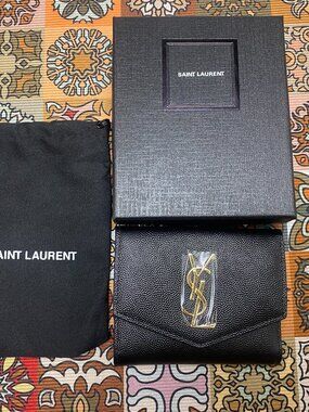 YSL Cassandra Trifold Wallet